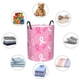 thumbnail image 6 of Kll Breast Cancer Awareness Waterproof Foldable Laundry Hamper Bucket With Handles For Storage Bin,Kids Room,Home Organizer (Medium), 6 of 8