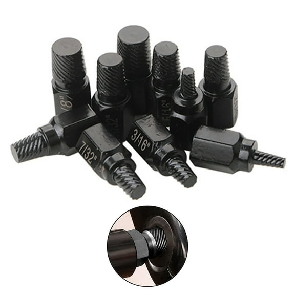 10Pcs Screw Extractor Set Superior Grip, Maximum Gripping Power, Multi-Spline for Screws, Bolts, Studs, Fittings