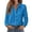 Blue, variant on Yifymode Button Down Shirts for Women Long Sleeve Work Tops V Neck Shirts Dressy Casual Business Blouses with Pocket,Light Blue M