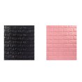 thumbnail image 4 of Cateissary Patrones de ladrillos 3D Pegatinas de pared respetuosas con el medio ambiente XPE Calcomanías de pared impermeables para sala de estar Decoración del hogar, 4 of 5