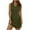 Green, variant on Women's Summer Dress V Neck Solid Color Loose Sleeveless V-Neck Dress Olive Green