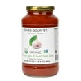 thumbnail image 6 of Dave’s Gourmet Organic Roasted Garlic and Sweet Basil Tomato Pasta Sauce, Perfect for Spaghetti, Shelf-Stable, Gluten-Free, Vegan, 24oz Jar, 6 of 14