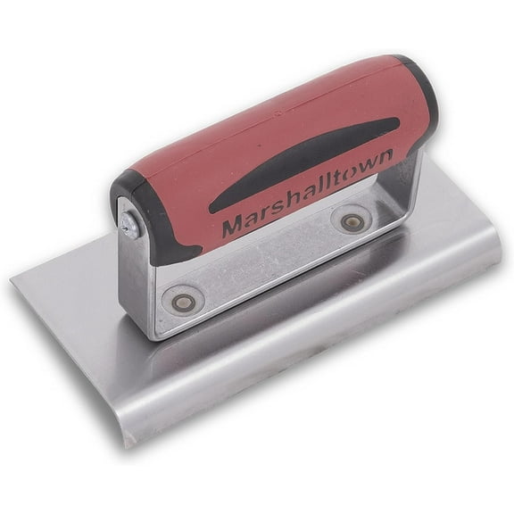 Marshalltown Hand Edger 36D Straight Type - High Carbon Steel, 152mm x 76mm, 10mm Radius