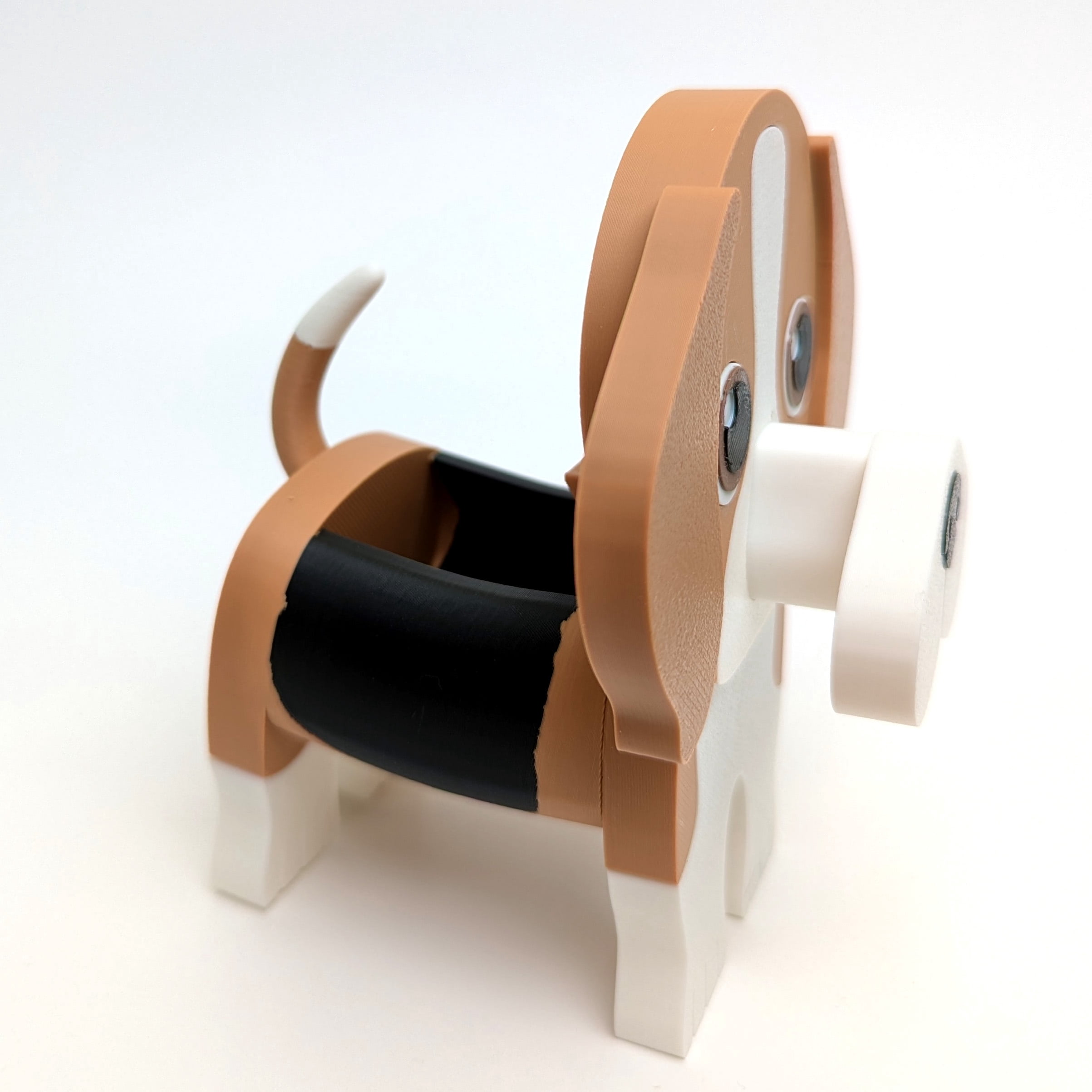 Beagle Eyeglasses Holder Stand - Handcrafted Dog Glasses Display - Desk Organizer Gift for Dog Lovers - Eco-Friendly PLA