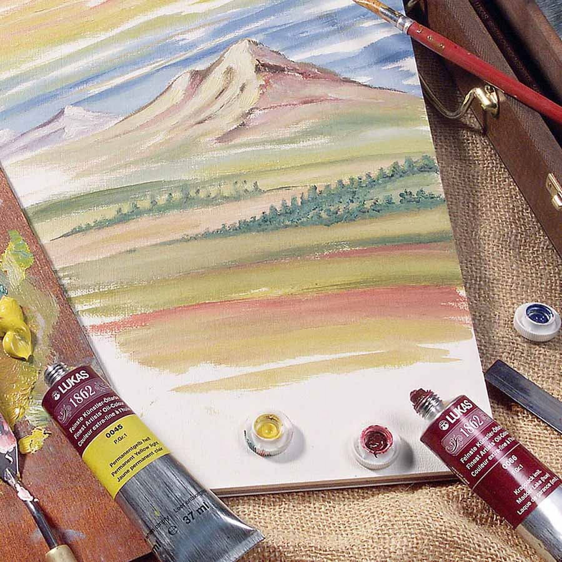 Lukas 1862 Professional Artist Oil Paint - Fast-Drying, Non-Yellowing, Highly Pigmented Oil Paint, Gold MetAllic, 37 mL