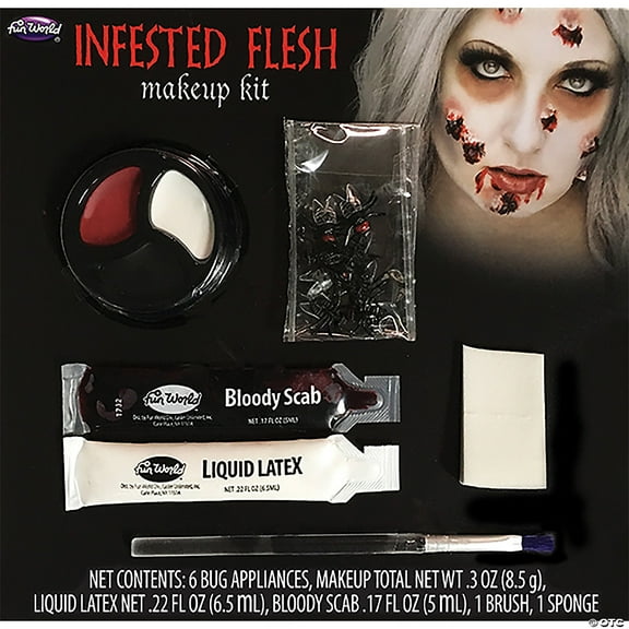 Morris Costumes Infested Flesh Mu Kit