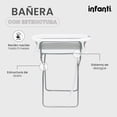 thumbnail image 3 of Bañera Plegable Infanti Gris Con Soporte, 3 of 6