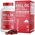 thumbnail image 1 of Suplemento de aceite de krill antártico Bronson, 1000 mg, 120 cápsulas blandas, 1 of 8