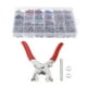 thumbnail image 2 of Juego de 400 Botones a Presión de 0,37 Pulgadas, Herramienta de Costura con Alicates de Sujeción para Almohadillas de Mamá, Pañales, Baberos, Bolsas D Soledad Botones a presión, 2 of 10