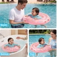 thumbnail image 5 of Joyfy Pool Float with Double Air Chambers, Inflatable Swimming Float with Safety Seat, Tropical Leaves Design Swim Float Ring Swimming Pool Accessories, 5 of 7