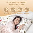 thumbnail image 3 of Body Pillow Cover - Soft Body Pillow Pillowcase, Cute Funny Goat Cartoon Flower Breathable Long Body Pillow Case Cover with Invisible Zipper 20x60in, 3 of 5
