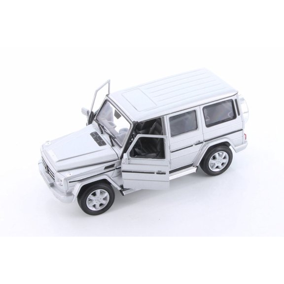 Mercedes-Benz G Class Wagon Hard Top, Silver - Welly 24012/4D - 1/24 scale Diecast Model Toy Car (Brand New but NO BOX)