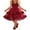 Red, variant on Sparkly Tutu Dress for Girls, Sequin Waistband Tulle Party Dress with Skirt for Birthday Pageant Holiday Celebration, Toddler Princess Ball Gown Outfit