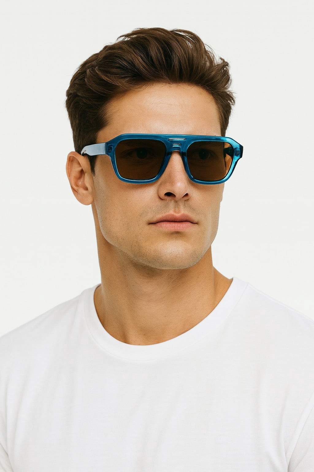 GUESS GU6954-32G Unisex Sunglasses, Gold Metal Frame  display picture 3