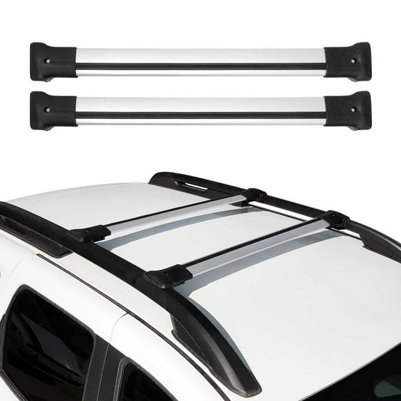 For 1997-2003 BMW 5 Series E39 Roof Rack Cross Bars Luggage Carrier Alu Gray 2X