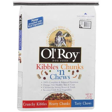 Ol' Roy: W/Beef/Chicken/Cheese & Real Vegetables Dog Food, 20 lb