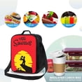 thumbnail image 4 of Simpsons Insulated Lunch Bags Bento Bag Zipper Portable Lunch-Box Shoulder Bag With Adjustable Shoulder Strap, 4 of 9