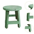 thumbnail image 6 of Vsenkes Wooden Stool Plant Stand Round Planter Holder for Office Living Room Desktop Green, 6 of 9