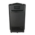 Mainstays 1500W Quartz Electric Space Heater, WSH20Q3ABB, Black