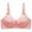 Pink, variant on Bigersell Bras for Large Breasts Women Full-Coverage Wireless Bra Ladies V-Neck Padded Bras No Underwire Women's Sports Bras Solid Comfortable No Wire Brassiere Everyday Wire-Free Bras Black L