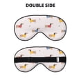 thumbnail image 2 of Uemuo Dachshund Dog Puppy Pattern Sleep Eye Mask - Light Blocking Sleep Mask Blocking Out Light Perfectly, Soft and Comfortable Night Eye Mask, Eye Blinder, 2 of 7