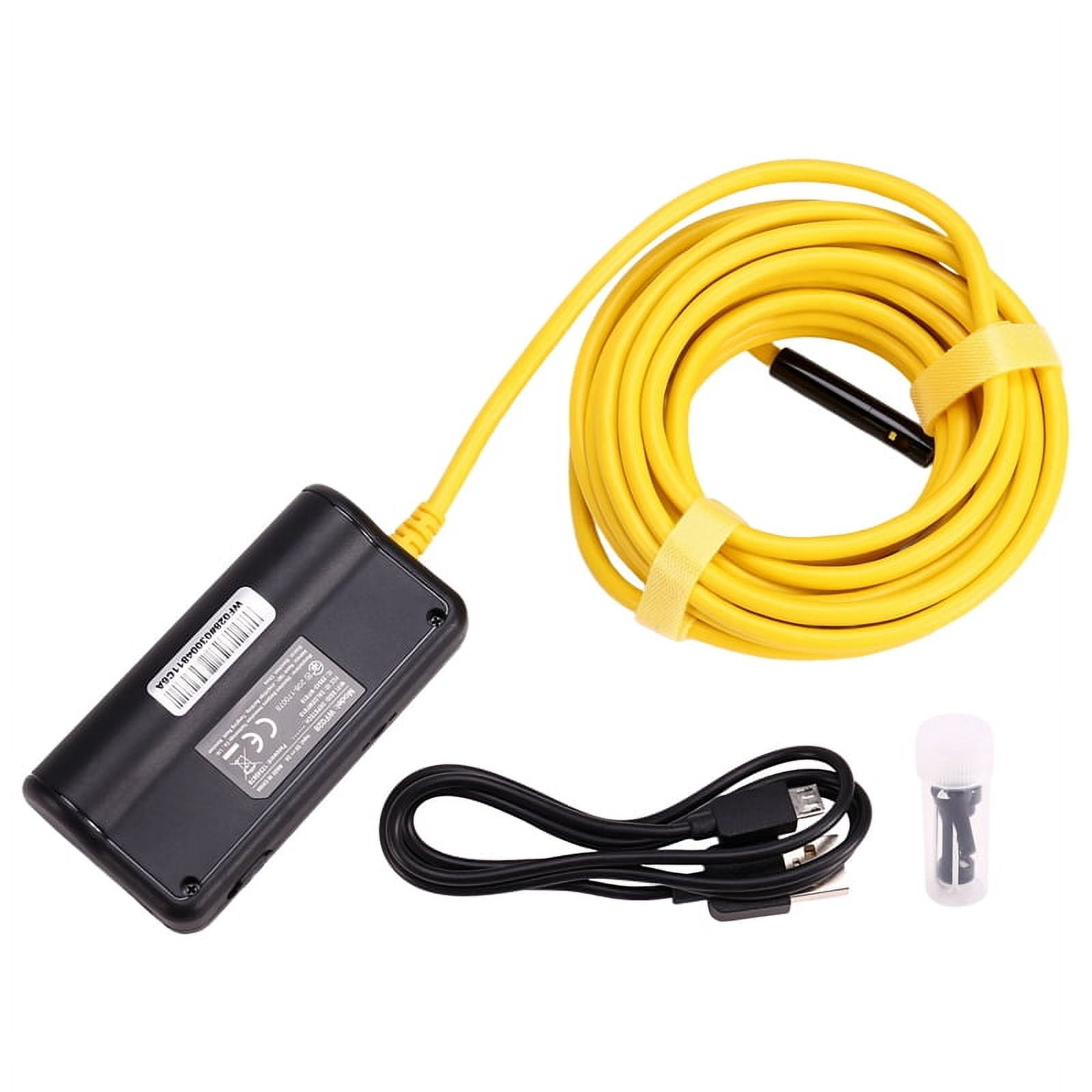 Dual Lens Endoscope Camera 1080P Dual Camera Borescope Inspection Camera 6 Adjustable LED Zoom Waterproof Snake Camera