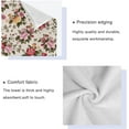 thumbnail image 4 of SKYSONIC 3 Pack Towel Floral Pattern Cotton Bath Towel Set (1 Bath Towel, 1 Hand Towel, 1 Washcloth) for Bathroom, Super Soft and Quick Dry Towels, 4 of 7
