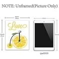 thumbnail image 2 of Posters Lemon Fruit Canvas Print Modern Artwork Summer Love Wall Art Posters (4 Pack), 2 of 9