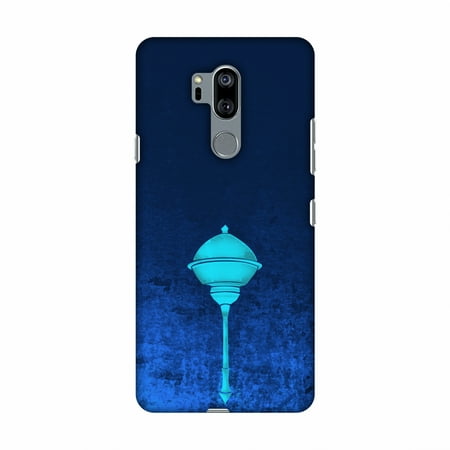 Back On The Case LG G7 Case, LG G7 ThinQ Case, Slim Fit Handcrafted Designer Printed Snap on Hard Shell Case Back Cover - Hanuman - The Protector - Blue ()