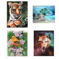 thumbnail image 2 of kurtrusly Tiger/Fish/Bird/Wolf Design 5D DIY Maison Point de Croix Décoratif Rond Résine Strass Broderie Image Peinture Diamant, 2 of 8