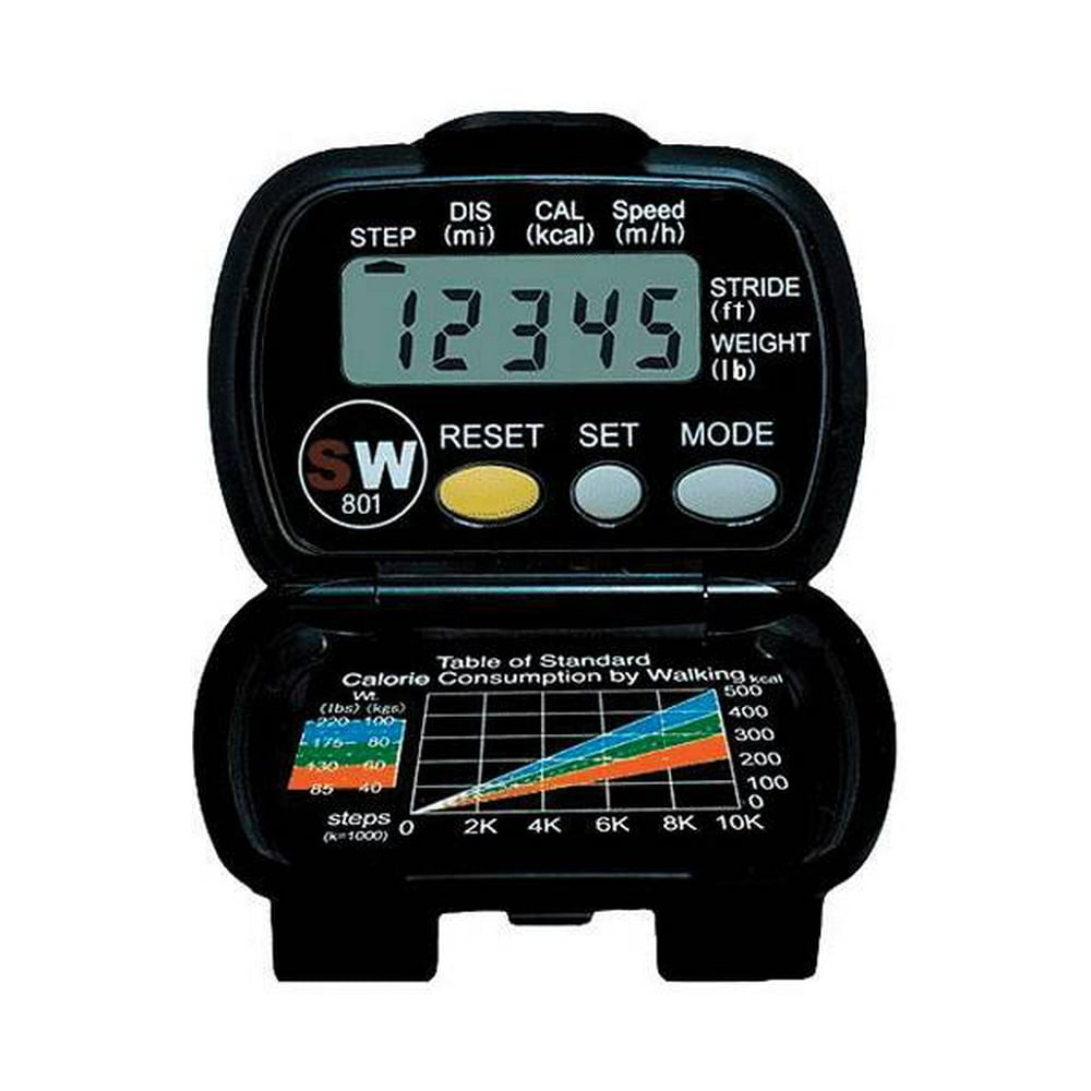 Yamax DigiWalker Pedometer in Black