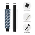 thumbnail image 2 of Wukai Lilies Flowers Adjustable Elastic Band Leather Pen Holder,Pencil Holder,Pen Sleeve Pouch for Notebooks,Planners,and Books, 2 of 6