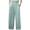 Mint Green, variant on Dianli Pajama Set Loungewear Women's Plus Size High Waist Full Length Sleep Pants With Side Pockets Thin Breathable Blend Elastic Waist Comfortable Homewear Relaxed Sleepwear Nightwear