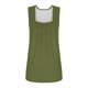 thumbnail image 4 of ICHUANYI Clearance Women's Fashion Solid Color Square Neck Comfortable Loose T-shirt Sleeveless Blouse Casual Tops(Army Green, L) ICHUANYI WER2023080912017, 4 of 6