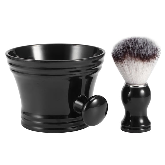 Xirurus Premium Shaving Bowl & Soft Nylon Brush Set – Durable ABS Bowl, Gentle Brush, Ideal Gift for Men