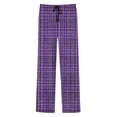 thumbnail image 5 of Fewfanhot Men's Plaid Print Pajama Pants - Loose Straight Vintage Design with Pockets & Elastic Waist Casual Leisure Sleepwear Pants, 5 of 9