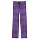 thumbnail image 5 of Ceisia Mens Plaid Pajamas Pants Elastic Waist With Pockets Sleep Soft Lounge Sleep Bottoms Purple M Gift, 5 of 9