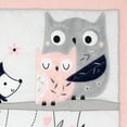 thumbnail image 4 of Lambs & Ivy Forever Friends 4-Piece Nursery Crib Baby Bedding Set - Blue, Pink, 4 of 9
