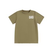 Awevudst Daddy and Me Matching Shirt Short Sleeve Letter Print T-shirts