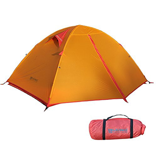 Weanas Upgrade 2 3 4 Person Backpacking Tents Lightweight Two Door Ultralight Dome Camping Tent
