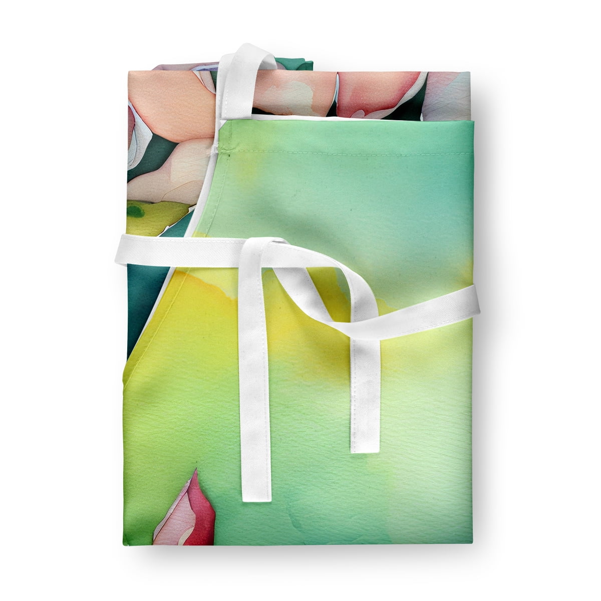 Louisiana Magnolias in Watercolor Apron 27 in x 30 in