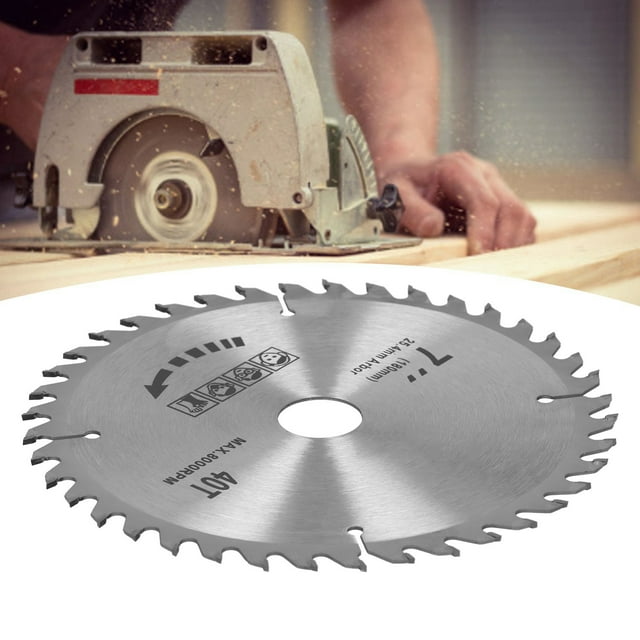 Blade 7x40T 180mm Saw Blade Cemented Carbide Circular Cutting Disc Woodworking Accessory