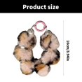 thumbnail image 3 of Leopard Print Plush Wrist Keychain Decoratiive Wristband For Fashion Enthusiasts, 3 of 8