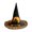 A, variant on EANJE Halloween Witch Hat for Women with Print Costume Witch Wizard Hat Cap Halloween Decorations Cosplay Party Props C One Size
