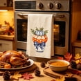thumbnail image 2 of Fall Pumpkin Kitchen Towels, Blue and White Chinoiserie Autumn Pumpkin Dish Tea Towels for Kitchen, Fall Decorative Hand Towel - 16''X24'', 2 of 6
