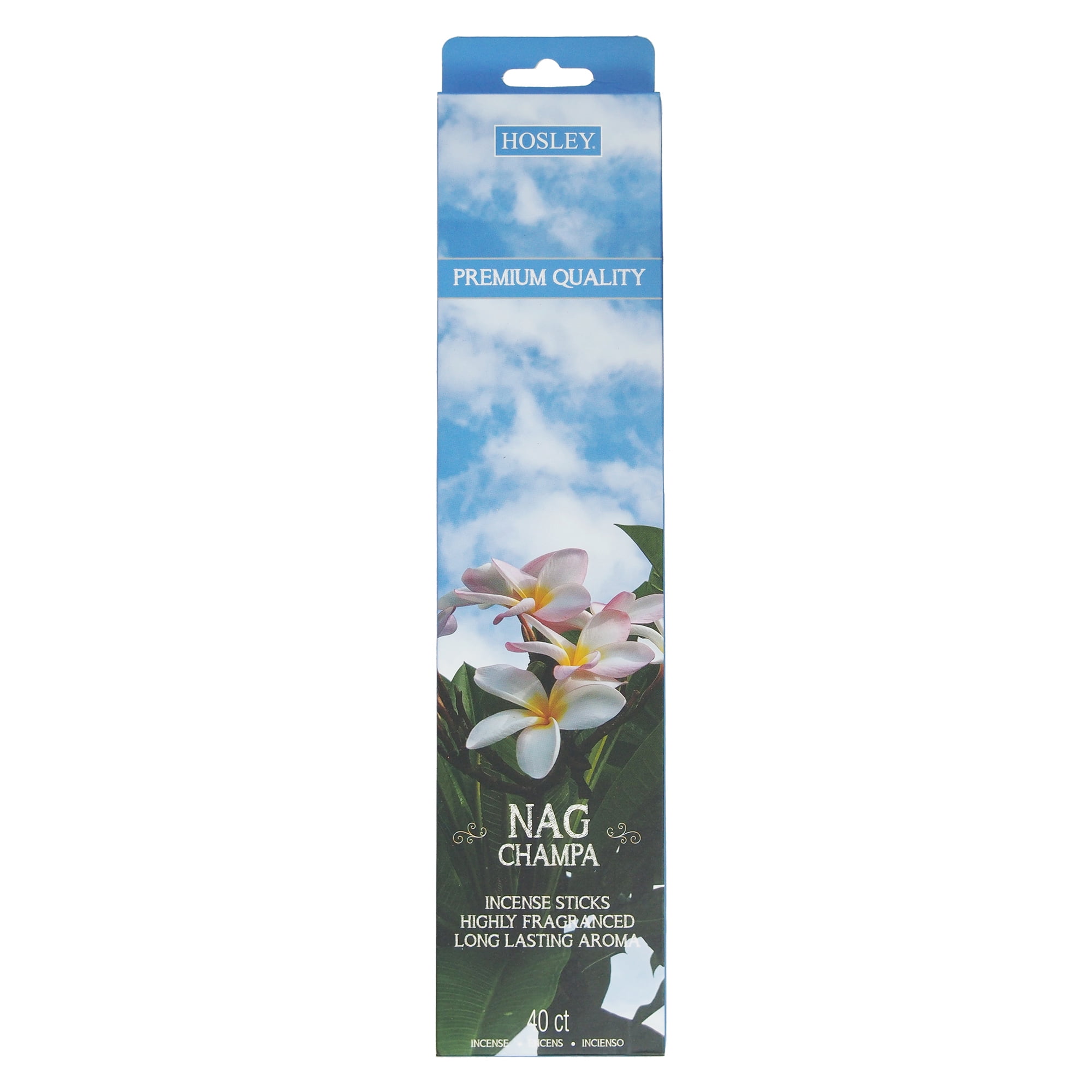 Hosley 40 pc. Highly Fragrance Nag Champa Incense Sticks