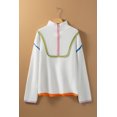 thumbnail image 6 of Redhotype Vibrant Edge Zip Sweater - Stylish & Flattering!, 6 of 8