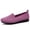 Purple, variant on CHICVOMEY Breathable Knit Flats for Women Dress Shoes Comfortable Slip-on Flats Causal & Walking