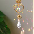 thumbnail image 2 of Candelabro de cristal de estrella prisma campanillas de viento cortina hogar jardín colgantes (C), 2 of 3