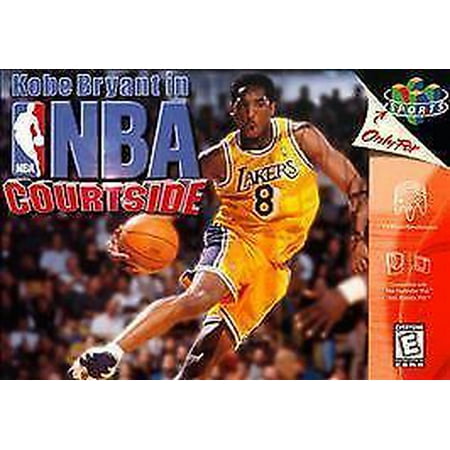 Kobe Bryant in NBA Courtside (Nintendo 64,1998)-USED-TESTED-RARE VINTAGE COLLECTIBLE-SHIPS N 24 HRS-FREE (Kobe Bryant Best Games)